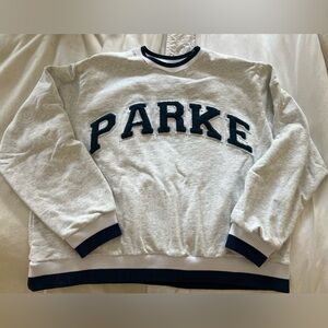 Parke Vintage Varsity Crewneck Sweatshirt
